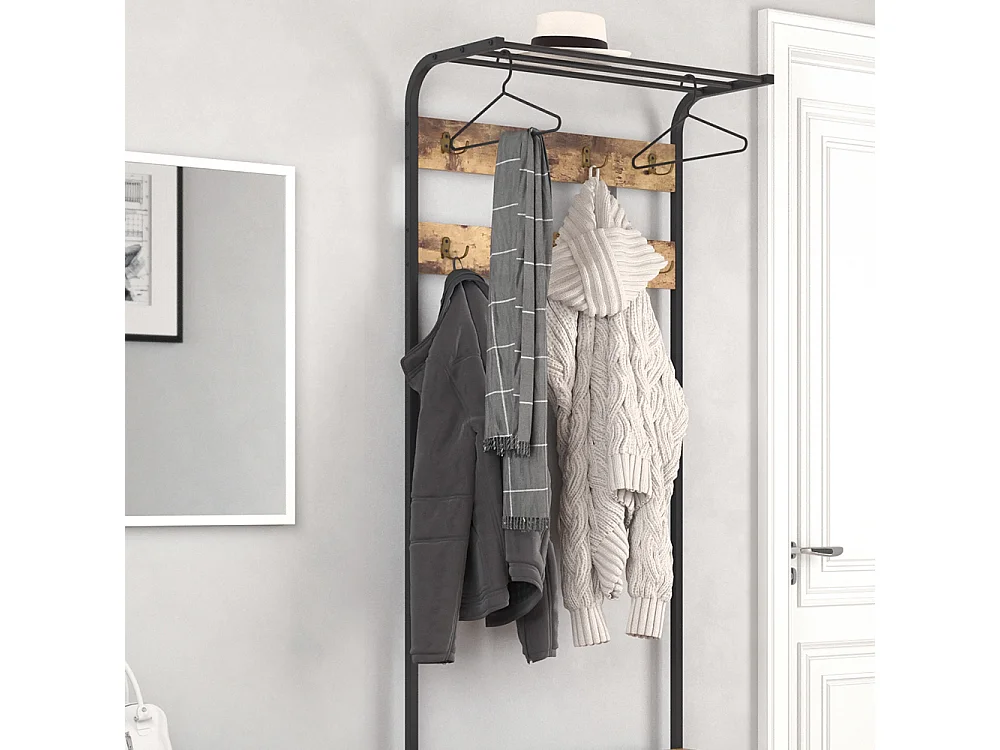 Vestiaire bois antique 70x30x190 fyrk