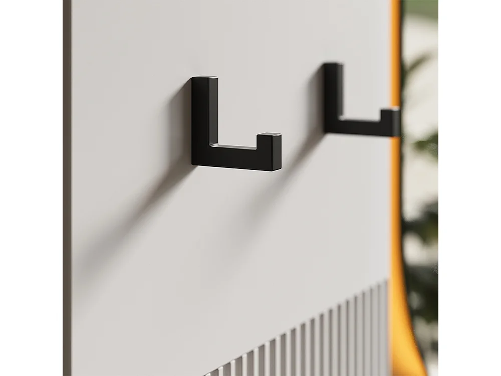 Wall coat rack white 43x27x120 eliza