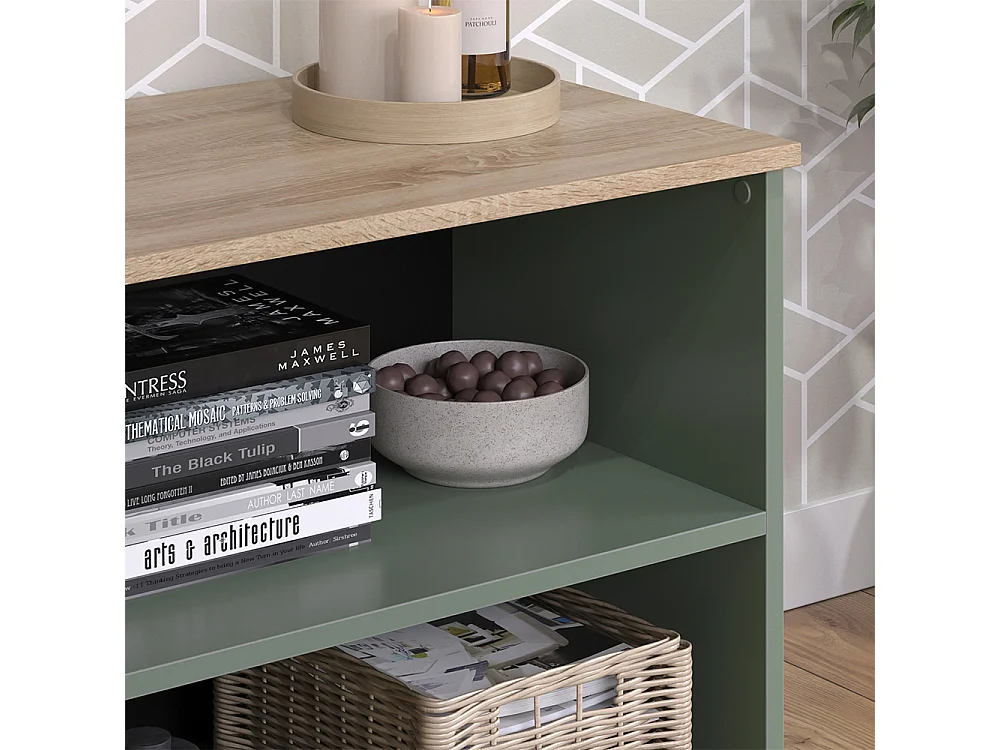 Meuble TV vert 60x40x50 wido