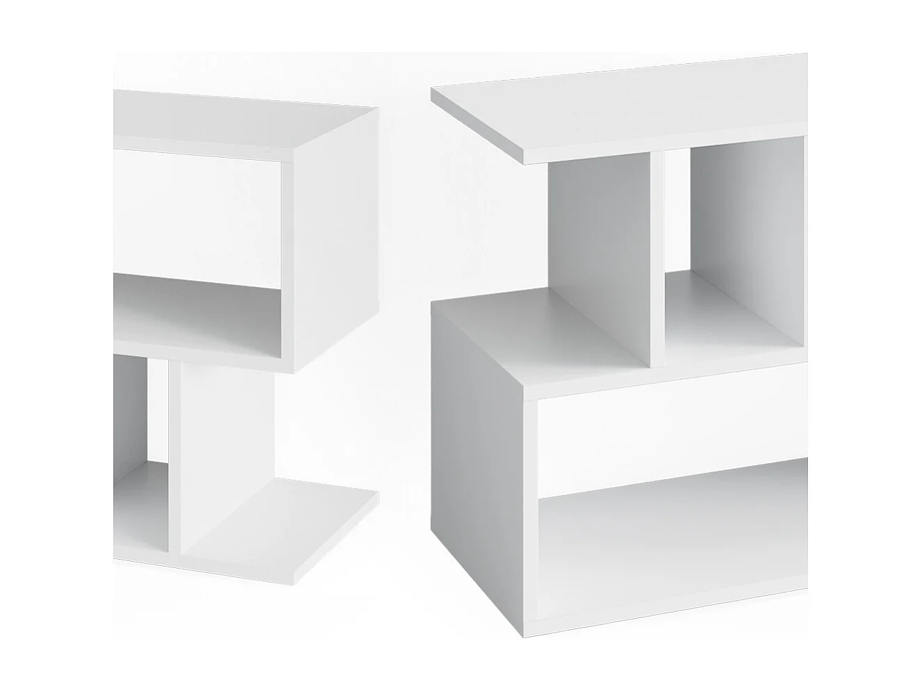 Meuble tv blanc 120x35x50.6 karel