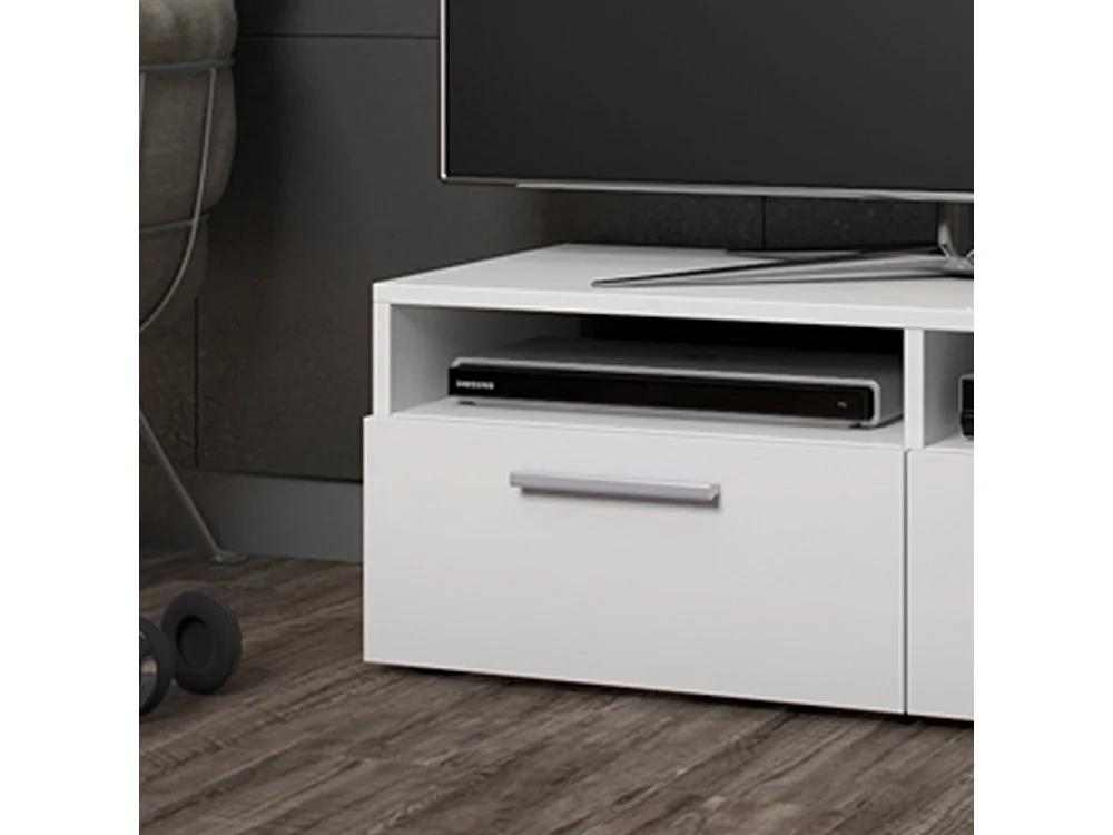 Meuble tv blanc 190x33.2x38 diego