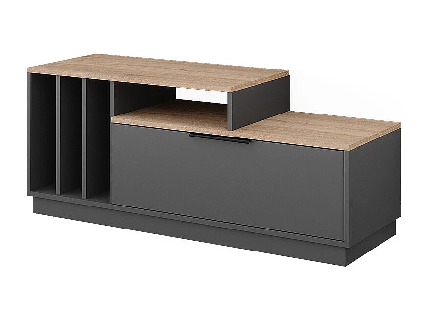 Lowboard anthrazit/sonoma 120x40x49.9 betti