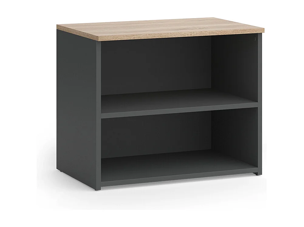 Meuble TV anthracite/sonoma 60x40x50 wido