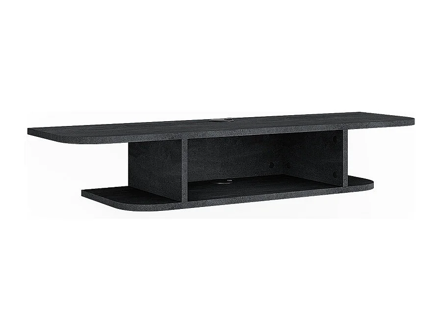 Meuble tv béton noir 105x30x18.2 lorio