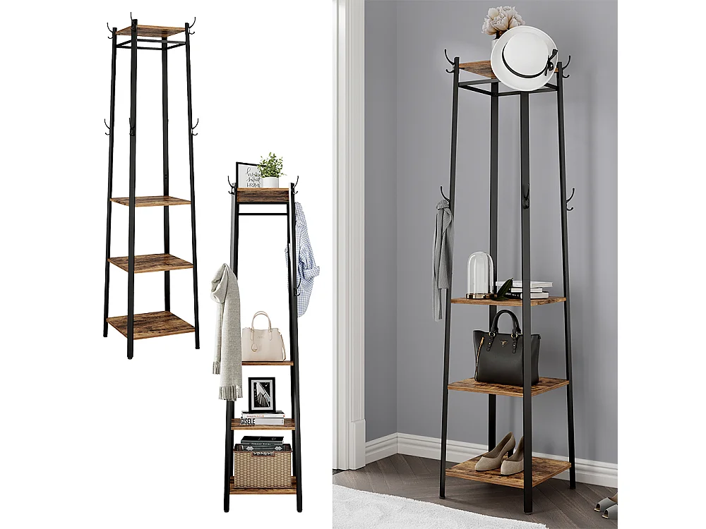 Appendiabiti rovere rustico 43x43x180 fyrk