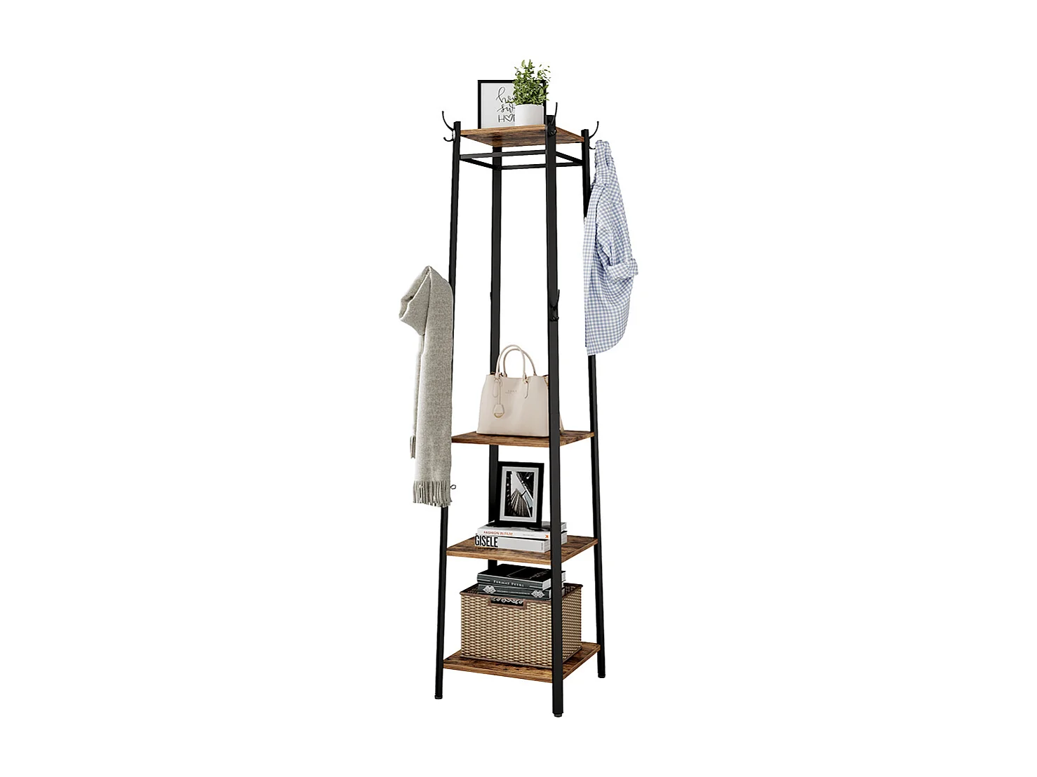 Appendiabiti rovere rustico 43x43x180 fyrk