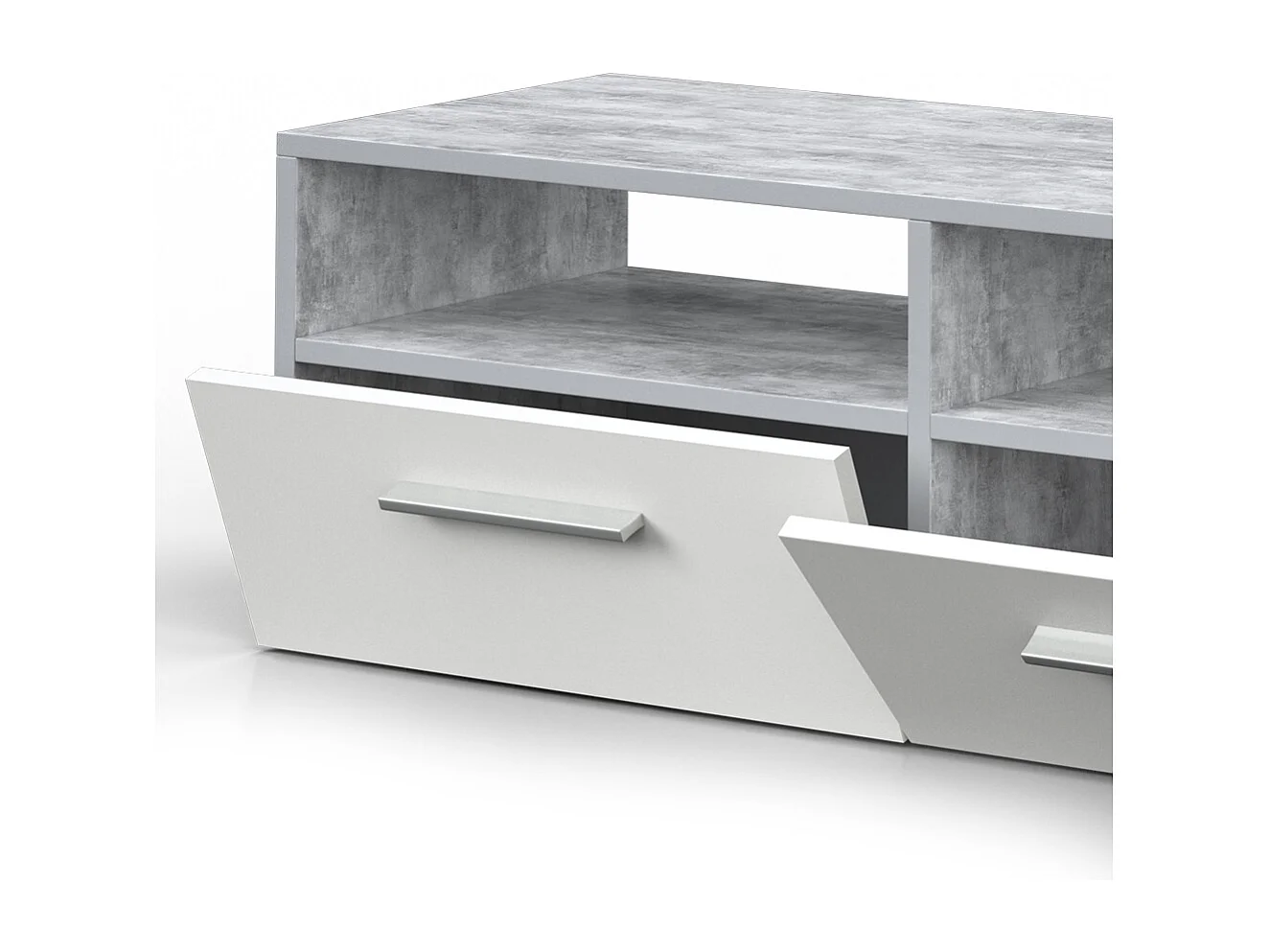 Meuble tv béton 190x33.2x38 diego