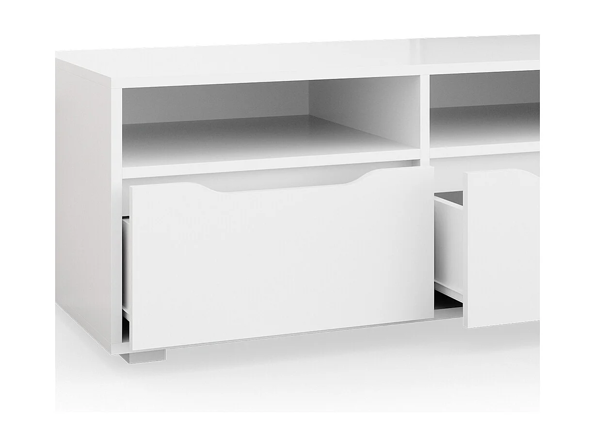 Meuble tv blanc 200.4x48.1x42 ruben