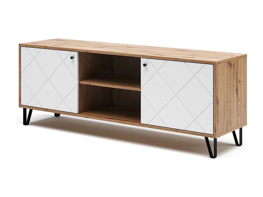 Meuble tv chêne artisan 150x40x55.2 nizza