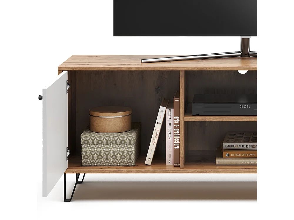 Meuble tv chêne artisan 150x40x55.2 nizza