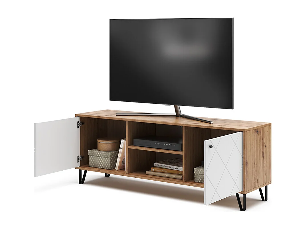 Meuble tv chêne artisan 150x40x55.2 nizza