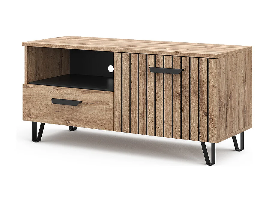 Meuble tv marron 100.2x38x48.5 amber