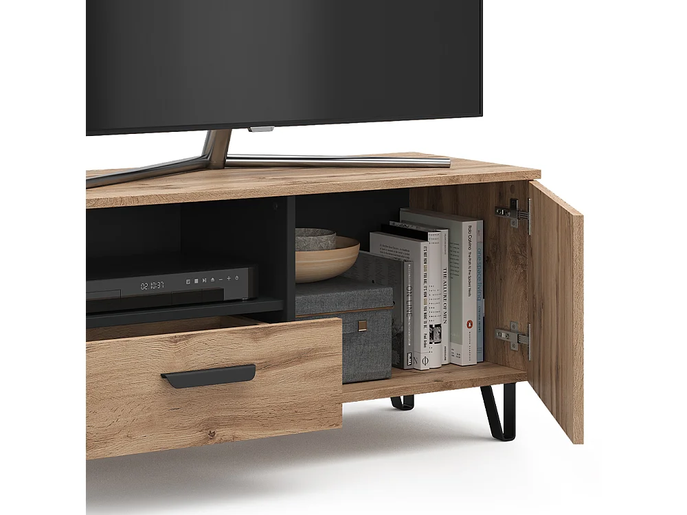 Meuble tv marron 100.2x38x48.5 amber