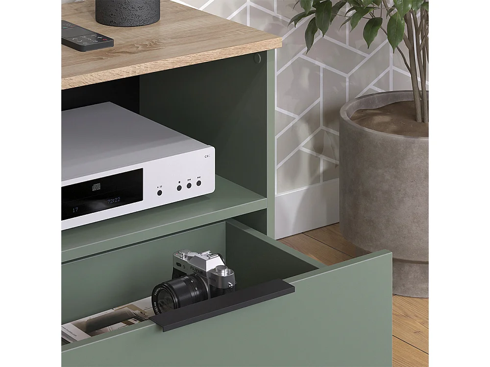 Meuble TV vert 60x40x50 wido