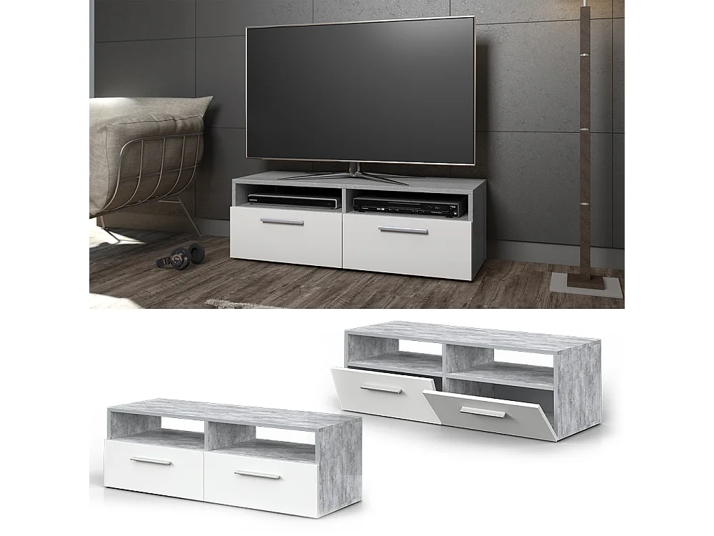 Meuble tv béton 95x33.2x38 diego