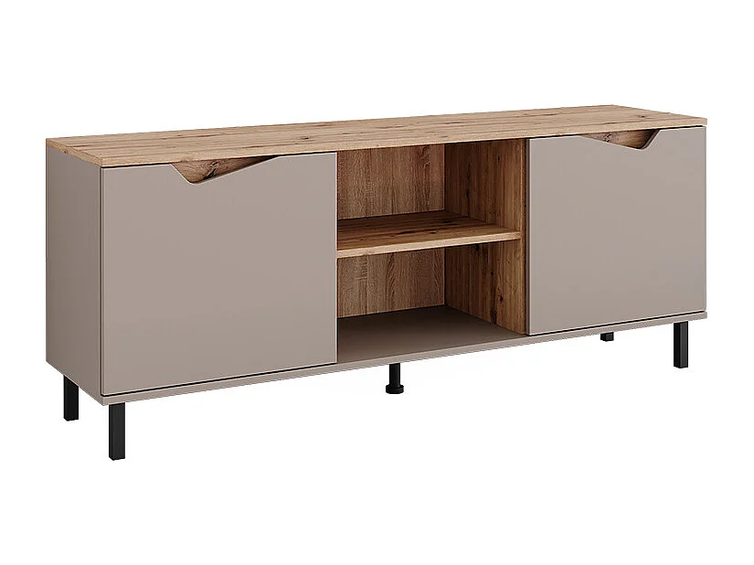 Meuble TV greige/artisan 150x38x60 marelle