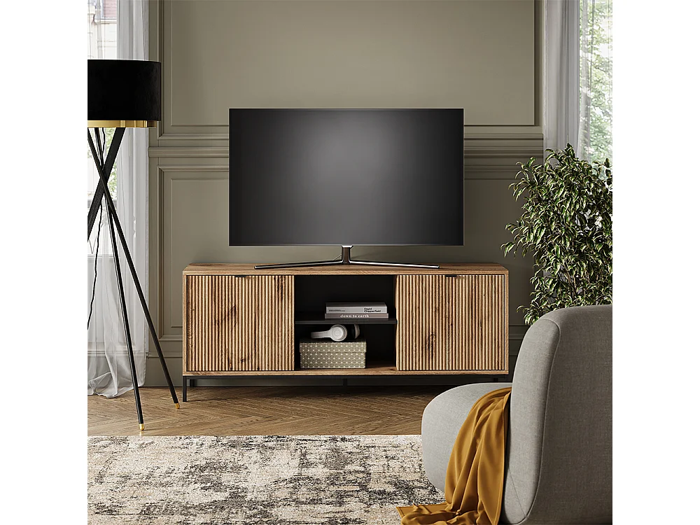 Buffet bas chêne viking 150x40.1x60 eliza