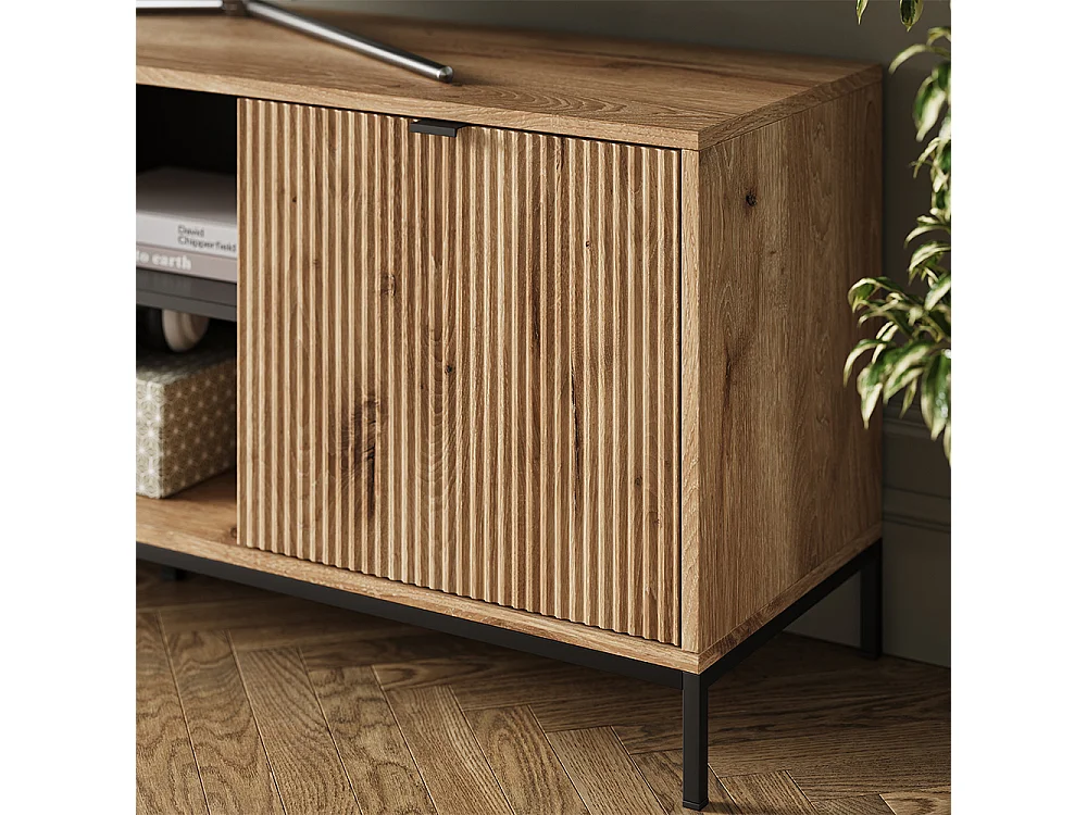 Buffet bas chêne viking 150x40.1x60 eliza