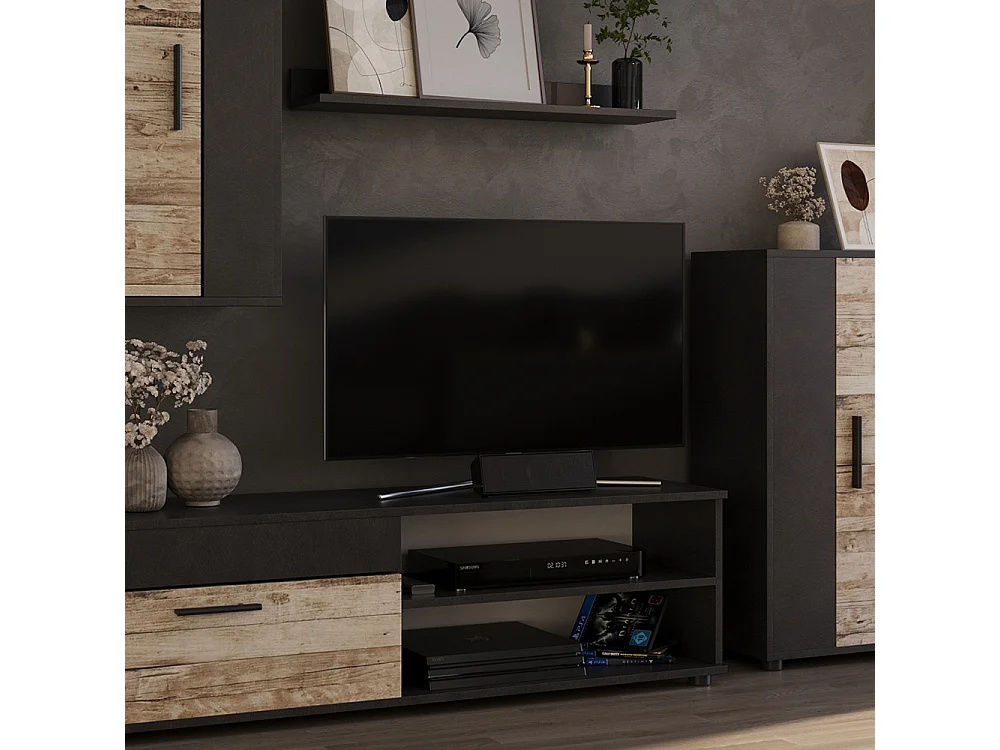 Wohnwand beige 140x35.2x38.7 berno