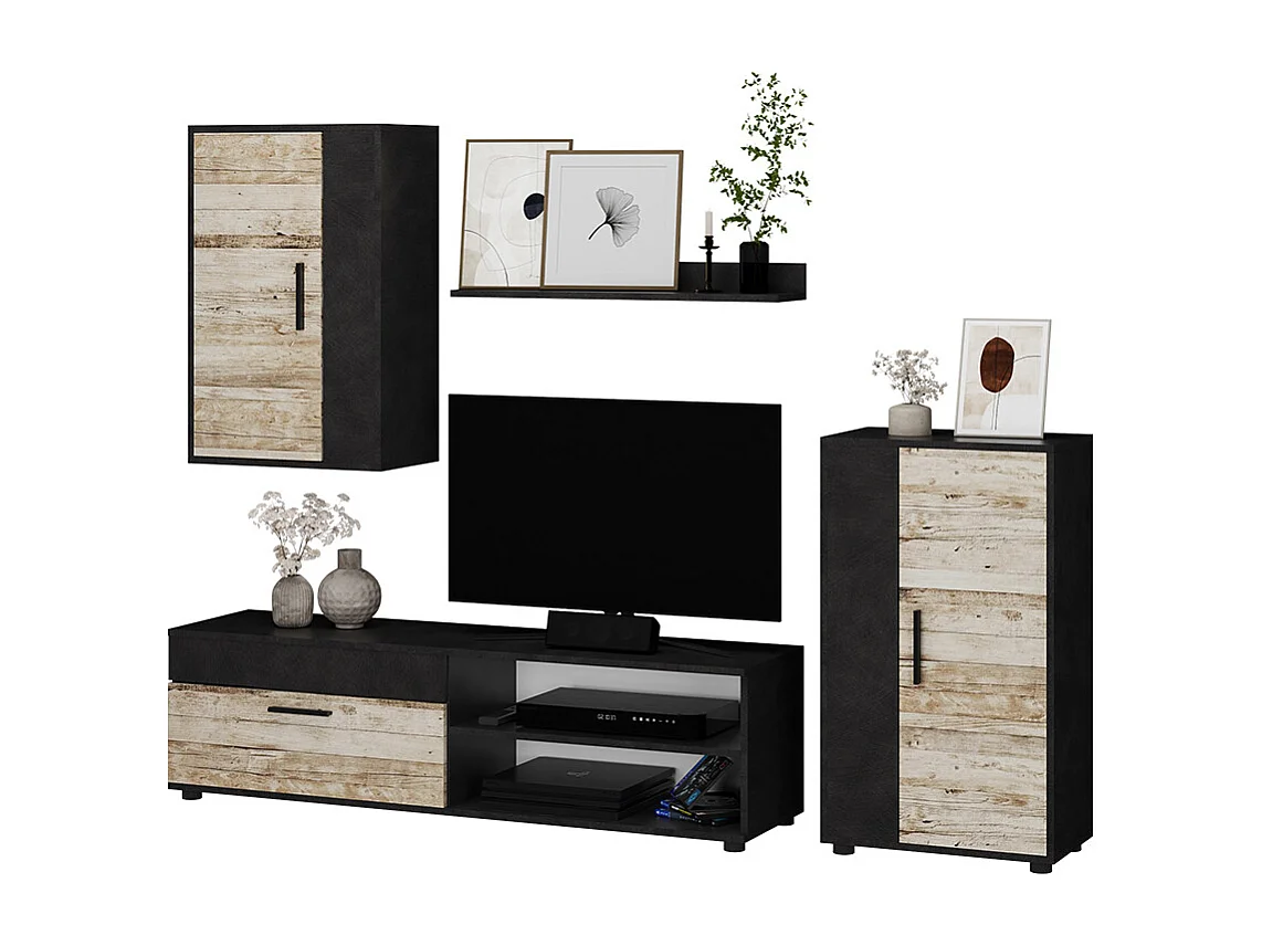 Wohnwand beige 140x35.2x38.7 berno