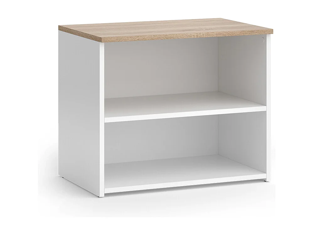 Meuble TV blanc/sonoma 60x40x50 wido