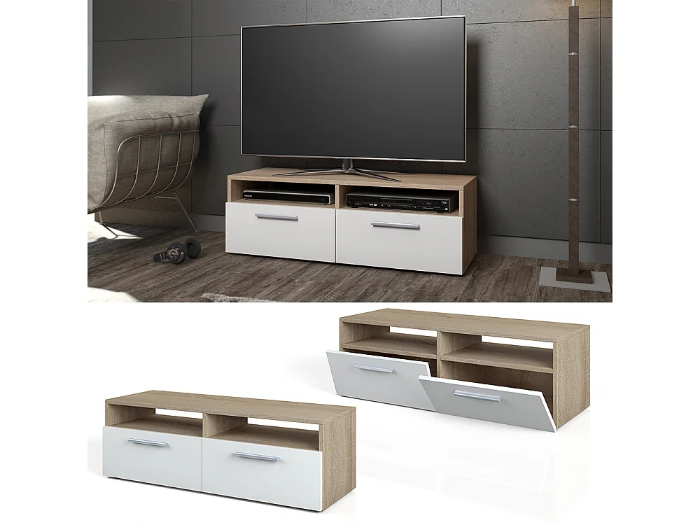 Meuble tv sonoma 95x33.2x38 diego
