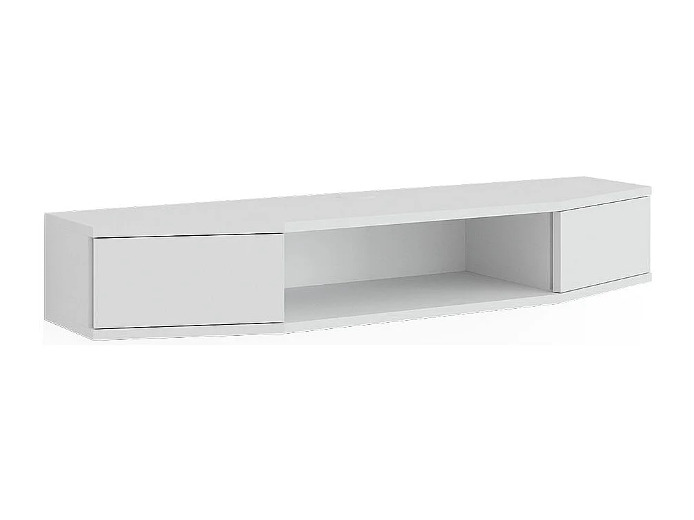 Meuble tv blanc 110x30x17.4 walter