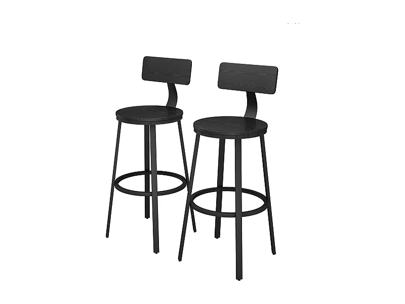 Barhocker schwarz 34x55x102 caracas