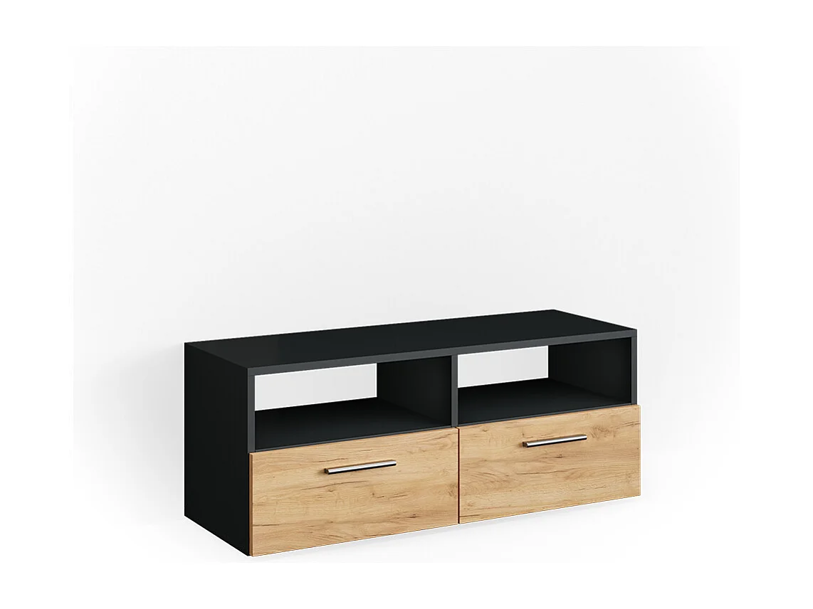 Meuble tv anthracite 95x33.2x38 diego