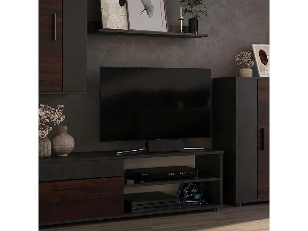 Wohnwand braun 140x35.2x38.7 berno