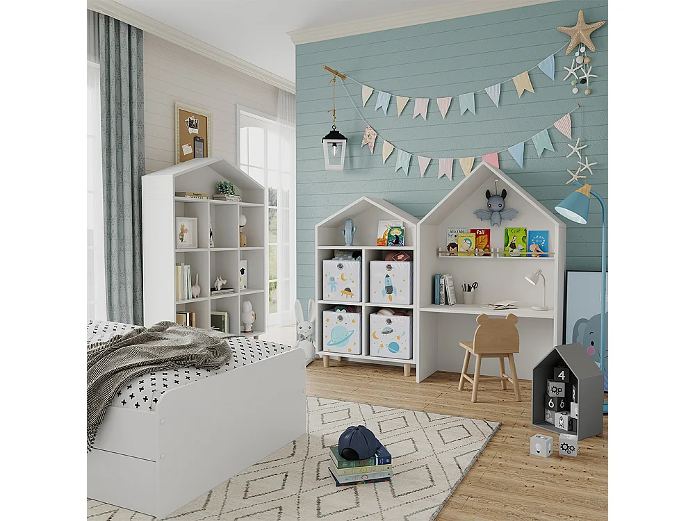 Boîte pliante gris (espace) 30x30x30