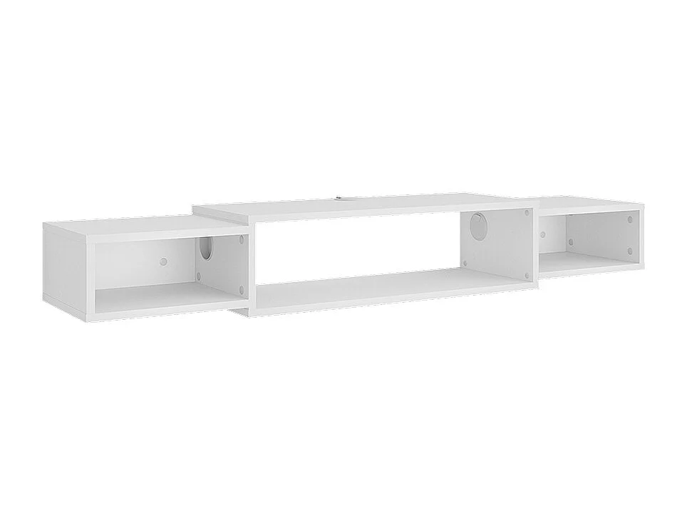 Lowboard white 139.7x29x20.3 nordic