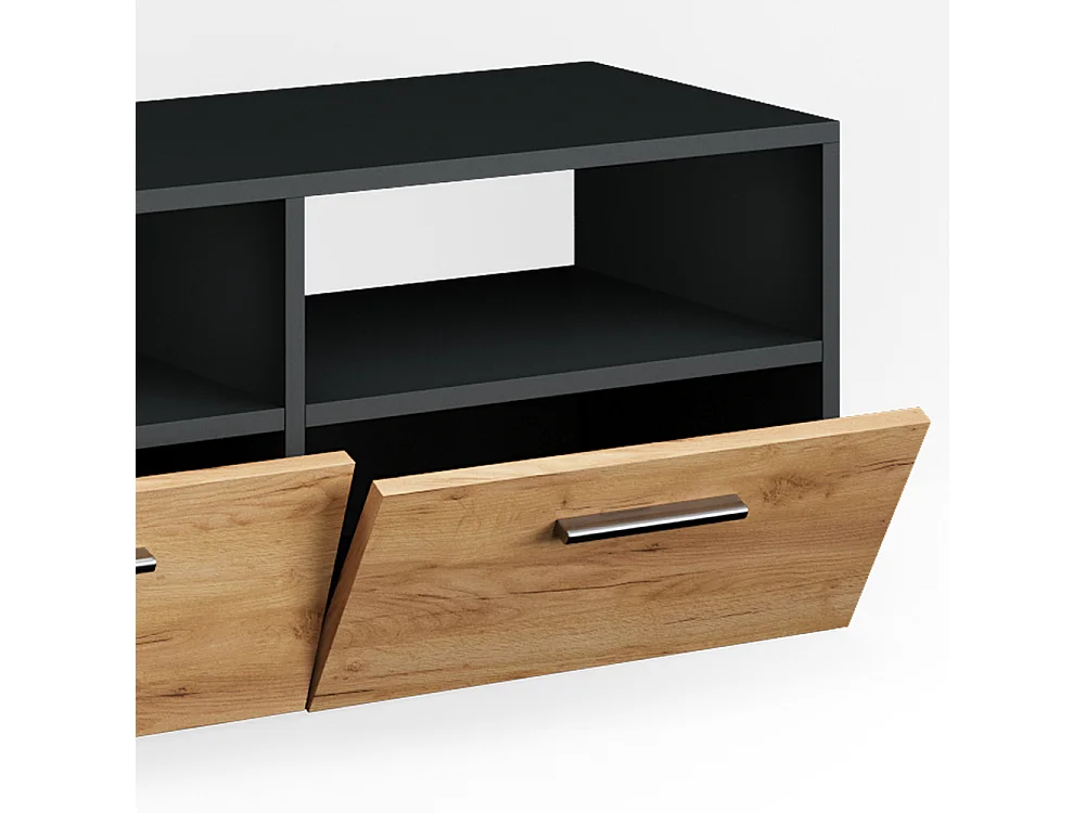 Meuble tv anthracite 190x33.2x38 diego