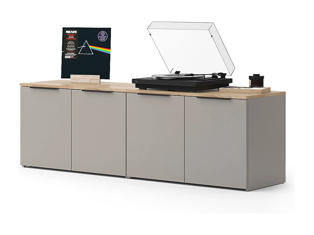 Wohnwand greige 80x40x50 wido