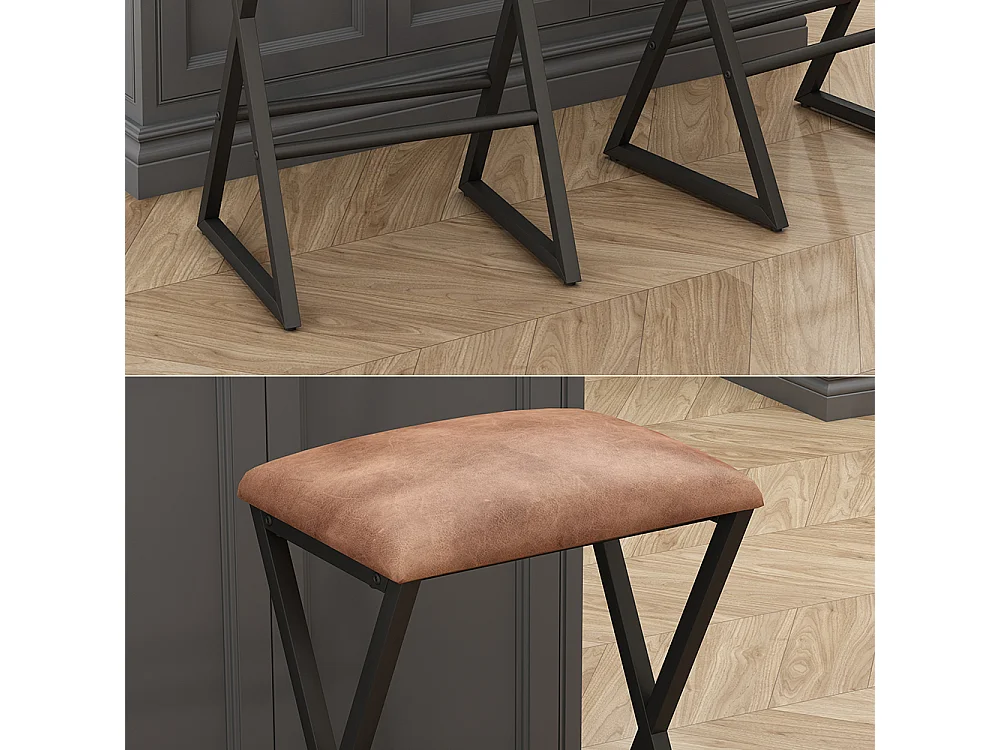 Barhocker braun 40x34x64 vault