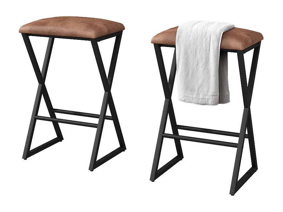 Barhocker braun 40x34x64 vault