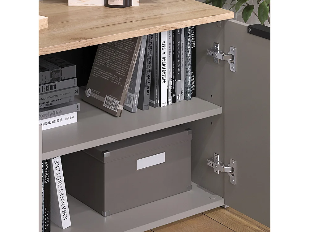 Wohnwand greige 80x40x50 wido