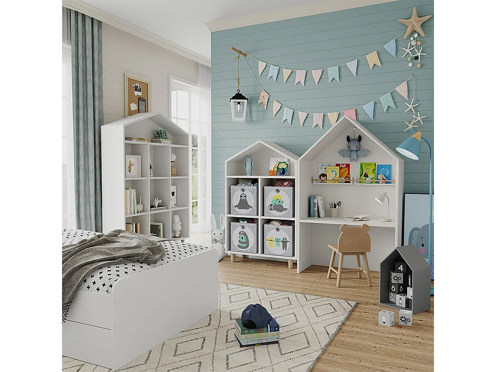 Boîte pliante gris 30x30x30