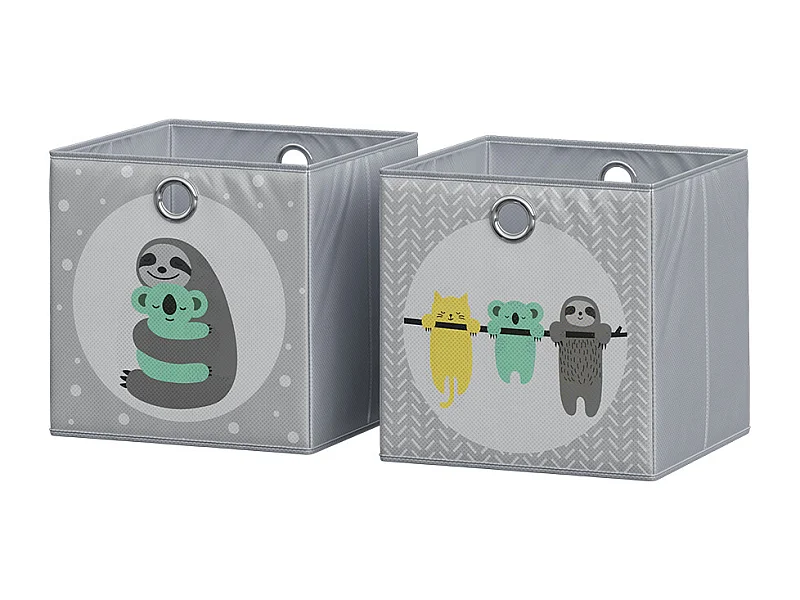 Faltbox grau 30x30x30