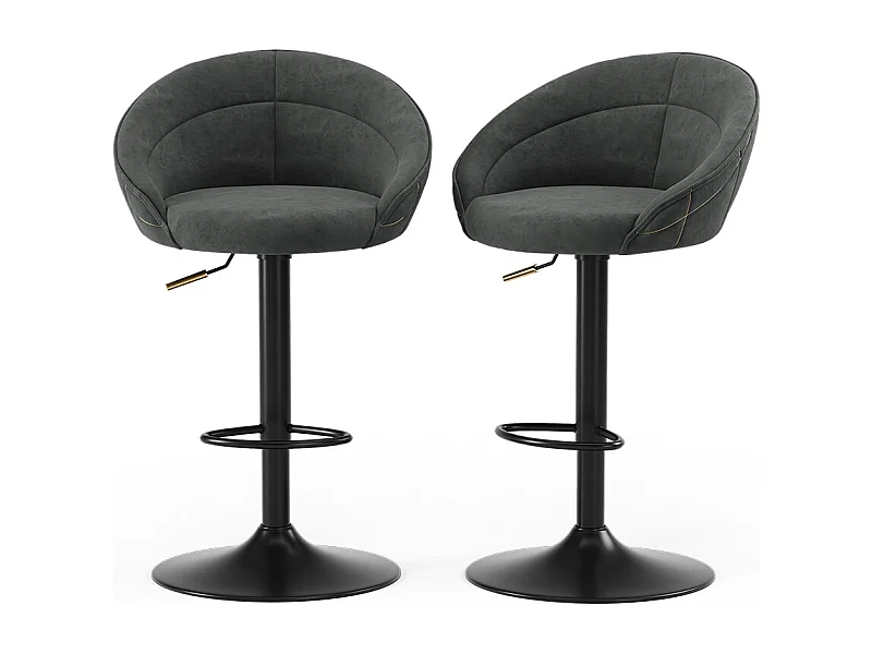 Barhocker anthrazit 58.5x105x84.5 goldamo