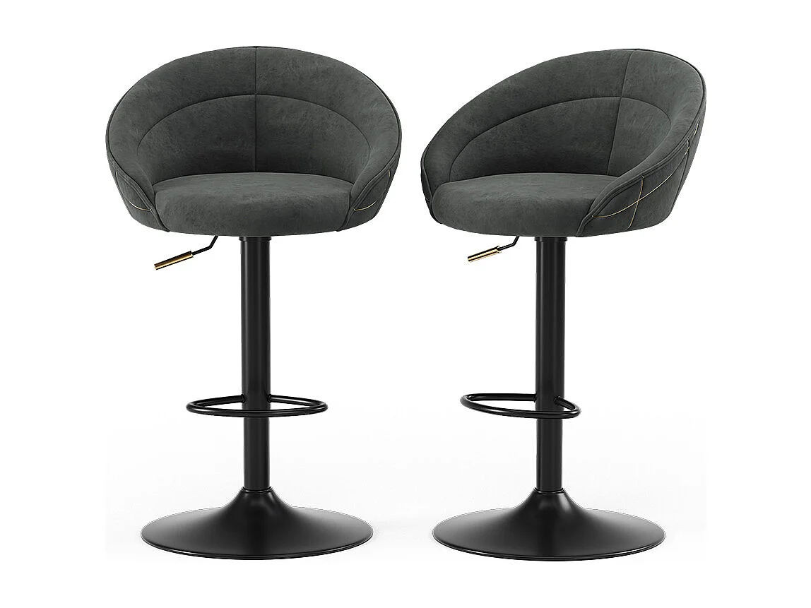 Barhocker anthrazit 58.5x105x84.5 goldamo