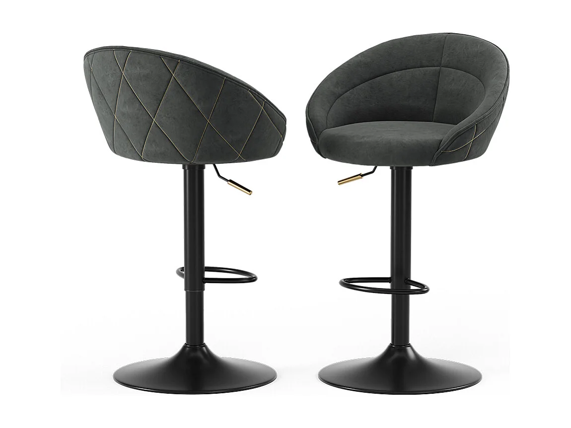 Barhocker anthrazit 58.5x105x84.5 goldamo