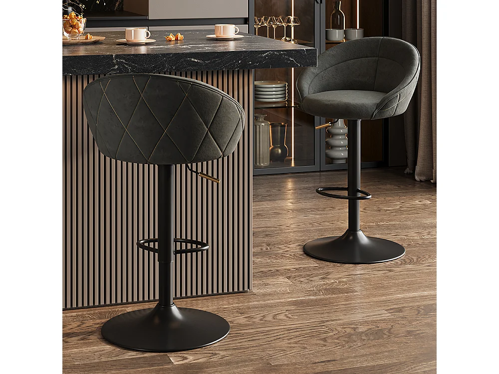 tabouret de bar anthracite 58.5x105x84.5 goldamo