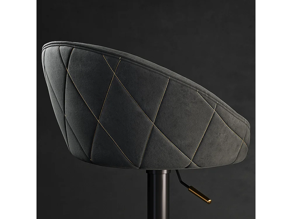 tabouret de bar anthracite 58.5x105x84.5 goldamo