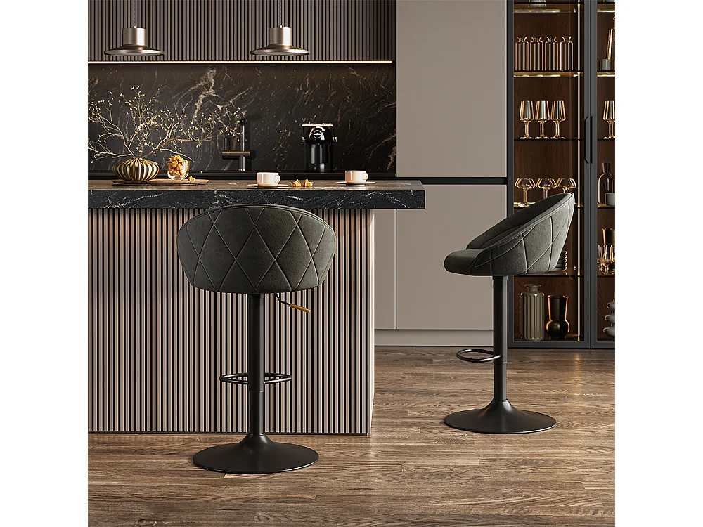 tabouret de bar anthracite 58.5x105x84.5 goldamo