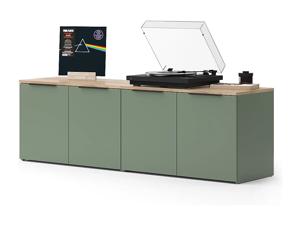 Meuble-paroi vert 80x40x50 wido