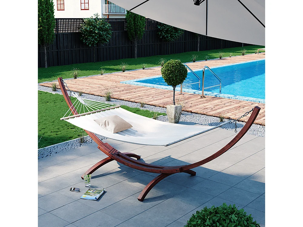 Hamac blanc 190x120x190