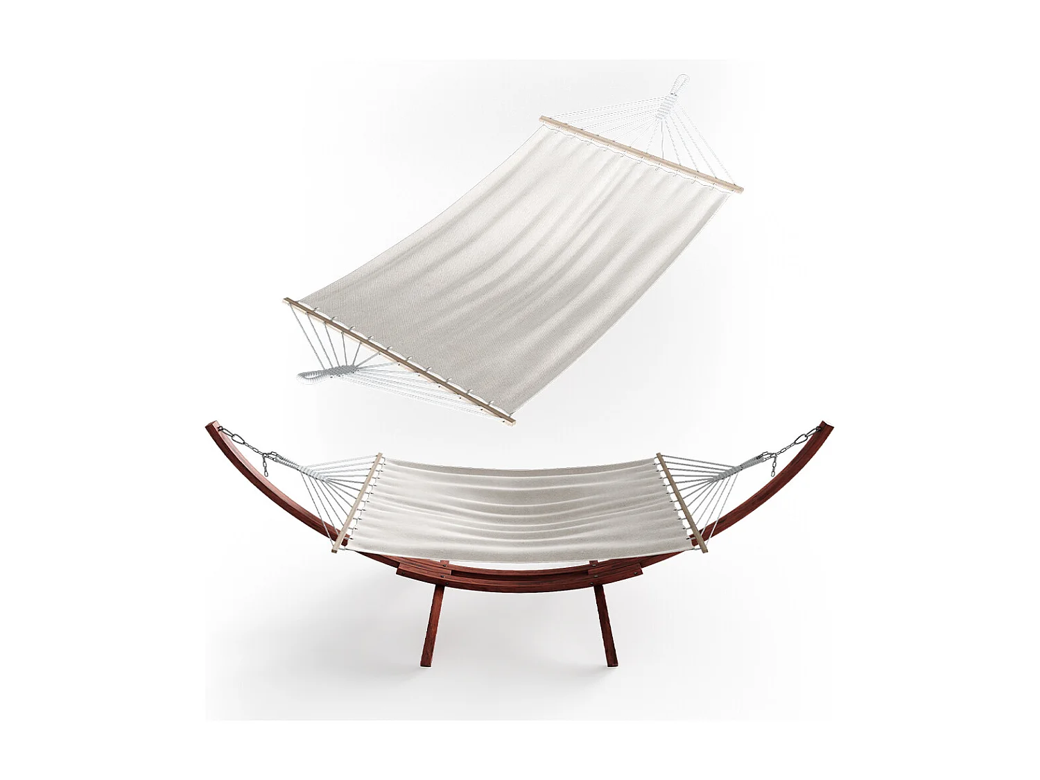 Hamac blanc 190x120x190