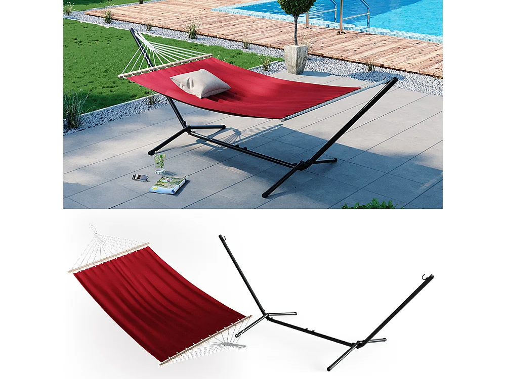 Hamac rouge 190x120x100