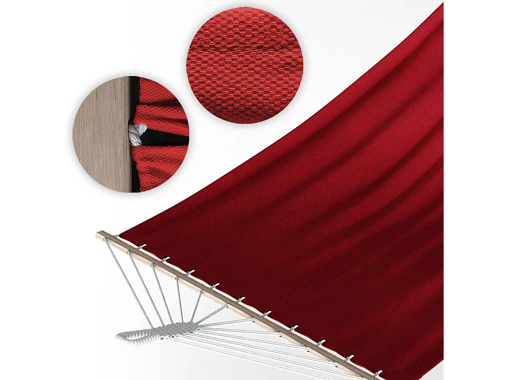 Hamac rouge 190x120x190